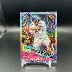 Francisco Alvarez [Mini-Diamond] Baseball Cards 2023 Bowman Chrome It Came to the League Prices