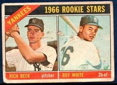 Yankees Rookies [R. Beck, R. White] Baseball Cards 1966 Venezuela Topps Prices
