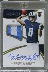 Marcus Mariota [Autograph Patch Gold] #164 Football Cards 2015 Panini Immaculate Prices