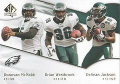 Brian Westbrook, DeSean Jackson, Donovan McNabb Football Cards 2009 SP Authentic Prices