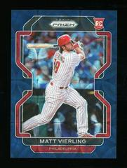 Matt Vierling [Navy Blue Kaleidoscope Prizm] #1 Baseball Cards 2022 Panini Prizm Prices
