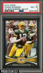 Aaron Rodgers [vs. Buccaneers Black] #1 Football Cards 2012 Topps Prices