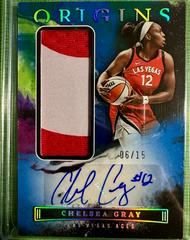 Chelsea Gray [Gold] #JA-CGY Basketball Cards 2023 Panini Origins WNBA Jersey Autographs Prices
