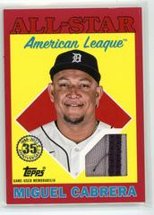 Miguel Cabrera [Red] #88ASR-MC Baseball Cards 2023 Topps 1988 All Star Relics Prices