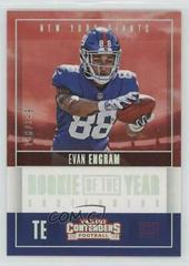 Evan Engram [Silver] Football Cards 2017 Panini Contenders Rookie of the Year Prices