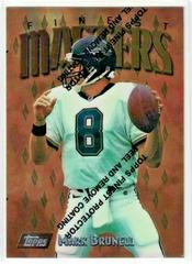 Mark Brunell [w/ Coating] #1 Football Cards 1997 Topps Finest Prices