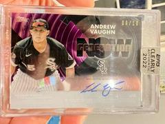 Andrew Vaughn [Purple] Baseball Cards 2022 Topps Clearly Authentic Generation Now Autographs Prices