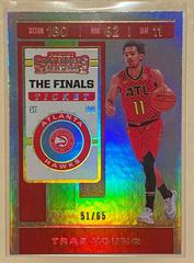Trae Young [The Finals Ticket] Basketball Cards 2019 Panini Contenders Prices