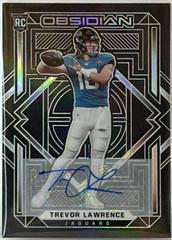 Trevor Lawrence [Autograph] #101 Football Cards 2021 Panini Obsidian Prices