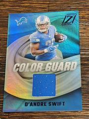 D'Andre Swift #CG-12 Football Cards 2022 Panini Zenith Color Guard Prices