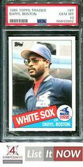 Daryl Boston #8T Baseball Cards 1985 Topps Traded Prices