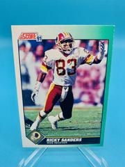 Ricky Sanders #253 Football Cards 1991 Score Prices