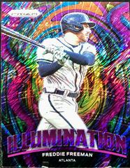 Freddie Freeman [Purple Shimmer Prizm] #IL-8 Baseball Cards 2022 Panini Prizm Illumination Prices