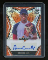 Armando Cruz [Orange] #BA-AC2 Baseball Cards 2020 Leaf Flash Autographs Prices