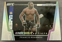 Francis Ngannou [Silver] #25 Ufc Cards 2021 Panini Prizm UFC Knockout Artists Prices