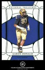 Aaron Donald [Century Emerald] #1 Football Cards 2022 Panini National Treasures Collegiate Prices