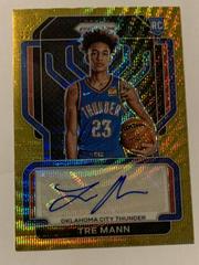 Tre Mann [Gold Wave] Basketball Cards 2021 Panini Prizm Rookie Signatures Prices