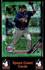 Royce Lewis [Green Shimmer] Baseball Cards 2019 Bowman Chrome Prospects Prices