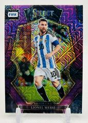 Lionel Messi [Purple Mojo] #103 Soccer Cards 2022 Panini Select FIFA Prices