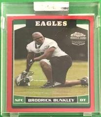Brodrick Bunkley [Red Refractor] #189 Football Cards 2006 Topps Chrome Prices