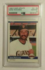 Gene Richards #U-98 Baseball Cards 1984 Fleer Update Prices