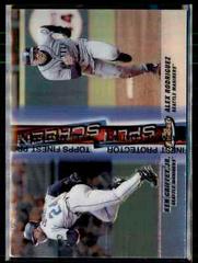 Griffey, Rodriguez [Refractor/ Refractor] #SS2 Baseball Cards 1999 Finest Split Screen Prices