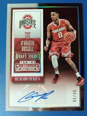 D'Angelo Russell [Autograph Draft Ticket] #112 Basketball Cards 2015 Panini Contenders Draft Picks Prices