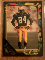 Sterling Sharpe [1000 Stripe] #119 Football Cards 1991 Wild Card Prices