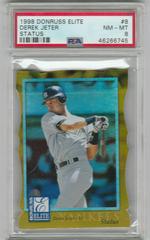 Derek Jeter [Status] #8 Baseball Cards 1998 Donruss Elite Prices