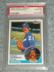 Craig McMurtry Baseball Cards 1983 Topps Traded Prices