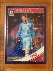 David de Gea [Optic Purple Velocity] #168 Soccer Cards 2018 Panini Donruss Prices