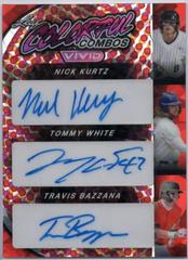 Nick Kurtz [Red Crystal] #BA-NK1 Baseball Cards 2023 Leaf Vivid Autograph Prices