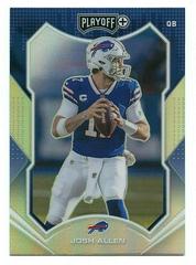 Josh Allen [Plus Silver] #1 Football Cards 2021 Panini Playoff Prices