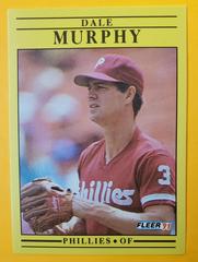 Dale Murphy #409 Baseball Cards 1991 Fleer Prices