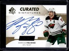 Marcus Foligno #SPC-MF Hockey Cards 2022 SP Authentic Curated Signatures Prices