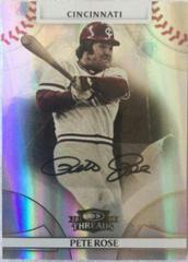 Pete Rose [Autograph] Baseball Cards 2008 Donruss Threads Prices