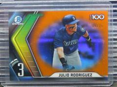 Julio Rodriguez [Orange] #BTP-3 Baseball Cards 2022 Bowman Scouts' Top 100 Prices