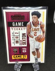 Collin Sexton [Red Ticket] Basketball Cards 2020 Panini Contenders Prices