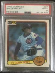 Allen Ripley #57 Baseball Cards 1983 Donruss Prices