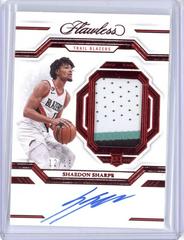 Shaedon Sharpe [Ruby Vertical Patch Auto] #2 Basketball Cards 2022 Panini Flawless Patch Autograph Prices