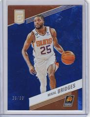 Mikal Bridges [Blue] #107 Basketball Cards 2022 Panini Donruss Elite Prices