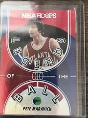 Pete Maravich #9 Basketball Cards 2021 Panini Hoops Legends of the Ball Prices