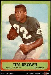 Tim Brown Football Cards 1963 Topps Prices