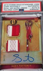 Gary Payton II [Dual Jersey Autograph Prime] #268 Basketball Cards 2016 Panini Gold Standard Prices