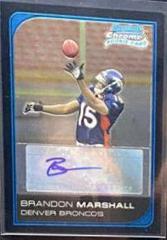 Brandon Marshall [Autograph Blue Refractor] #253 Football Cards 2006 Bowman Chrome Prices