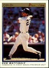 Don Mattingly #77 Baseball Cards 1991 O Pee Chee Premier Prices