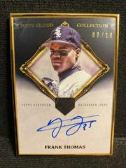 Frank Thomas [Onyx] #GOG-FT Baseball Cards 2023 Topps Gilded Collection Gallery of Gold Autographs Prices