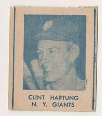 Clint Hartung [Hand Cut] Baseball Cards 1948 R346 Blue Tint Prices