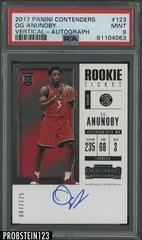 OG Anunoby [Vertical Autograph] Basketball Cards 2017 Panini Contenders Prices