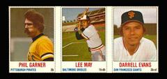 Darrell Evans, Lee May, Phil Garner [Hand Cut Panel] Baseball Cards 1978 Hostess Prices